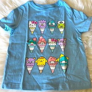 Hello kitty & friend shirt size 4T New